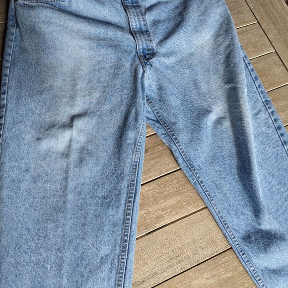 Vintage 90's LEVI Strauss & Co Orange Tab 550 Relaxed Jeans 40x32 (x2) - Picture 6 of 7